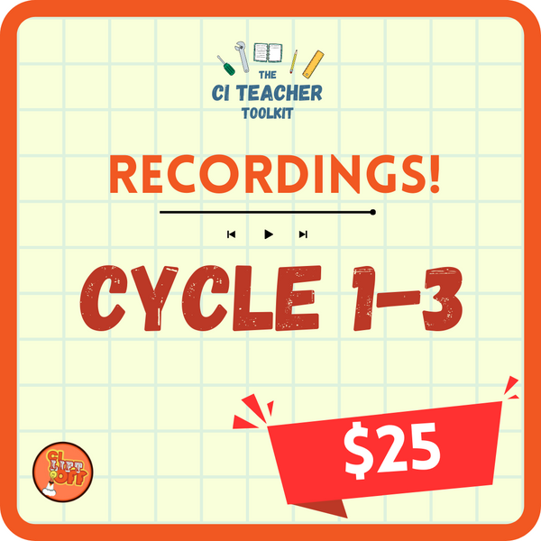 The CI Teacher Toolkit Recordings Bundle