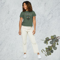 READ with Book Tree Women’s high-waisted t-shirt