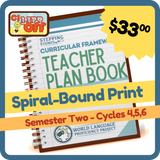 Teacher Plan Book Semester Two (Cycle 4,5,6)