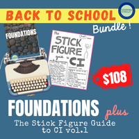 Foundations & The Stick Figure Guide to CI Vol. 1 Back-to-school Bundle!